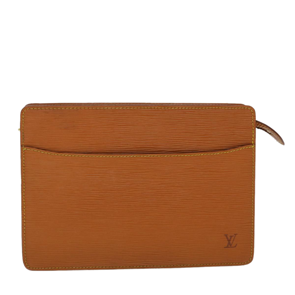 LOUIS VUITTON Epi Pochette Homme Clutch Bag Brown M52528 LV 44944