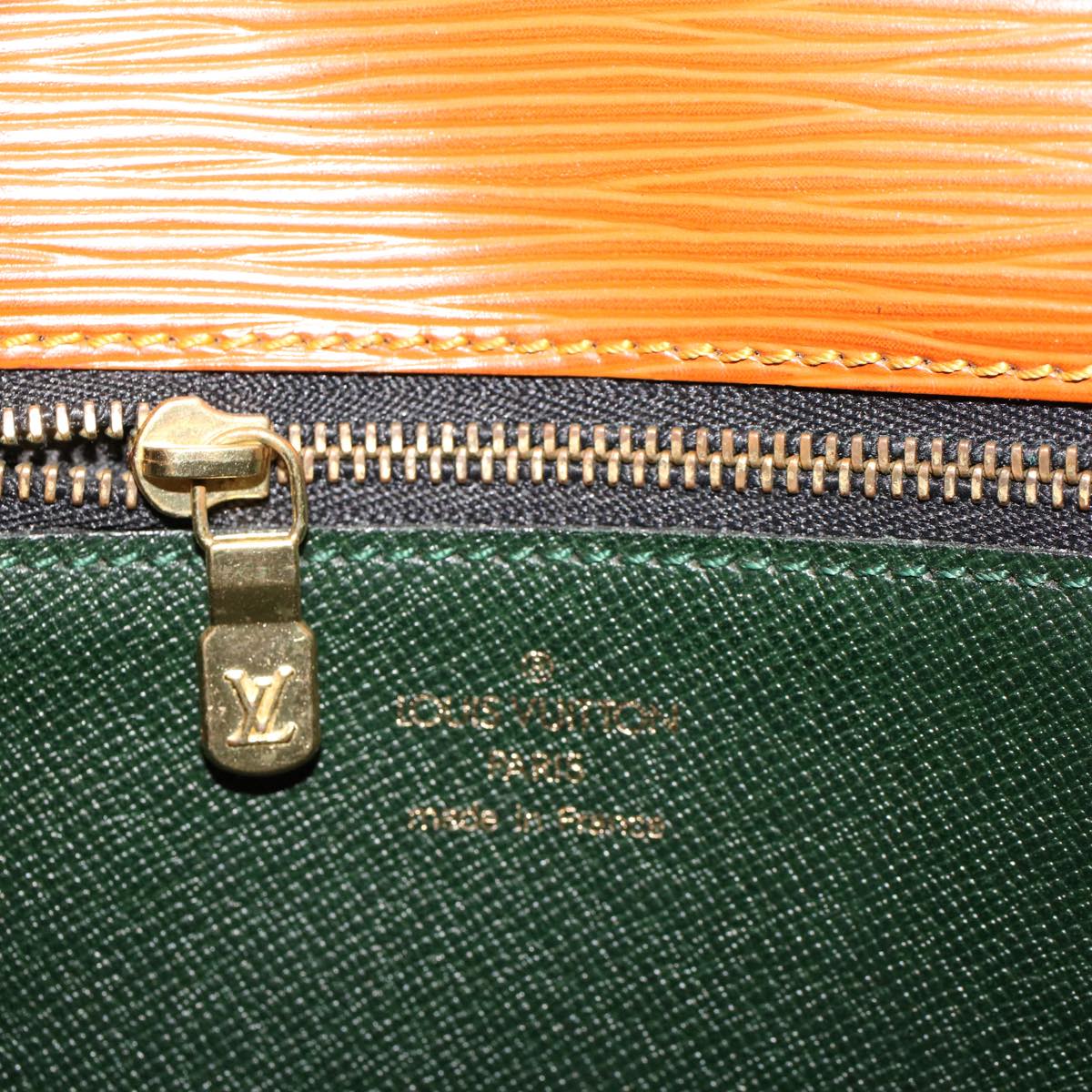 LOUIS VUITTON Epi Serie Dragonne Hand Bag Brown M52618 LV 44947