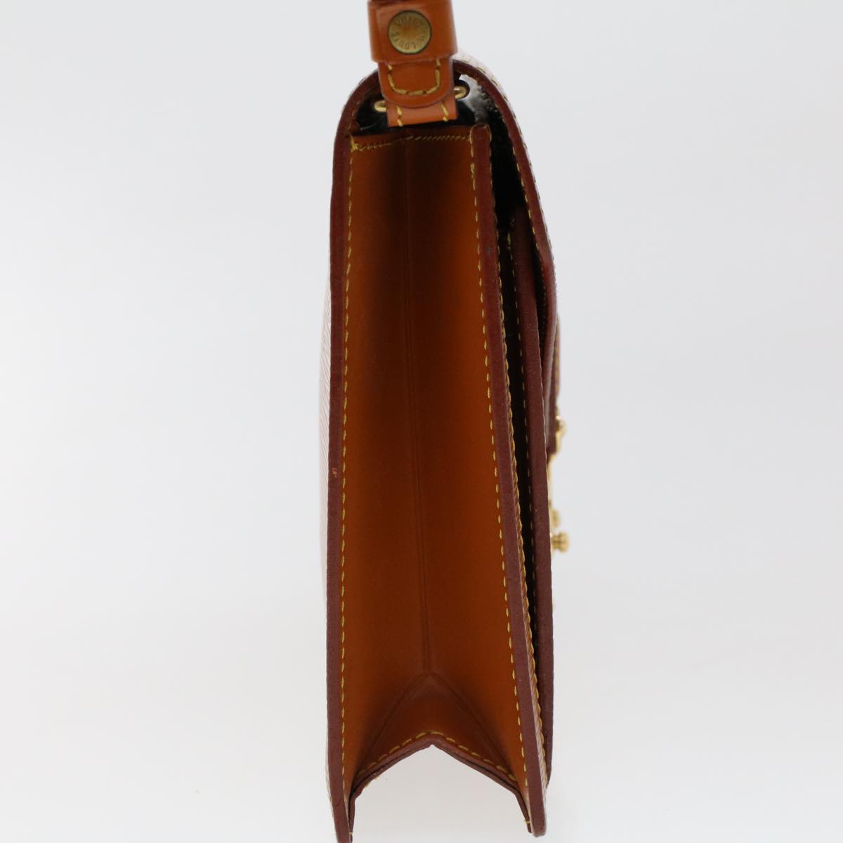 LOUIS VUITTON Epi Serie Dragonne Hand Bag Brown M52618 LV 44947