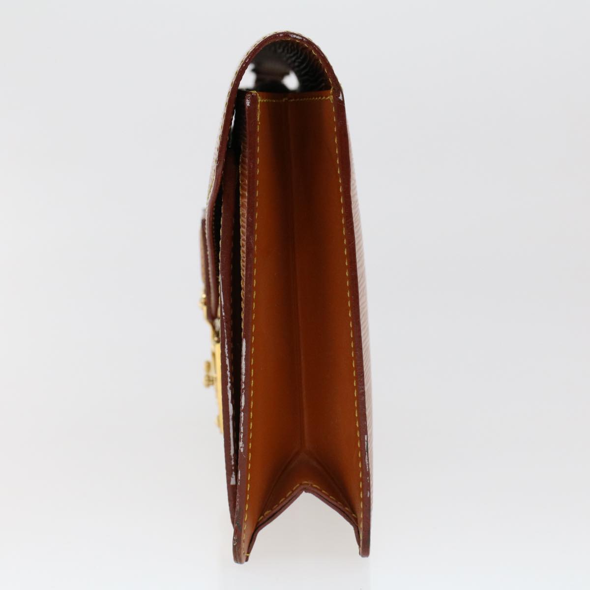 LOUIS VUITTON Epi Serie Dragonne Hand Bag Brown M52618 LV 44947