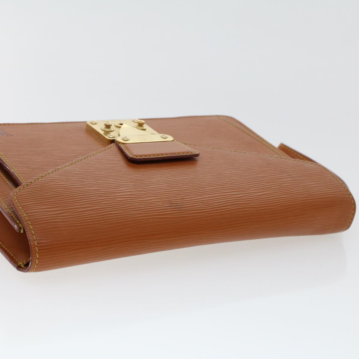 LOUIS VUITTON Epi Serie Dragonne Hand Bag Brown M52618 LV 44947