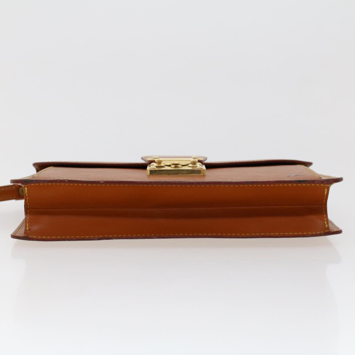 LOUIS VUITTON Epi Serie Dragonne Hand Bag Brown M52618 LV 44947