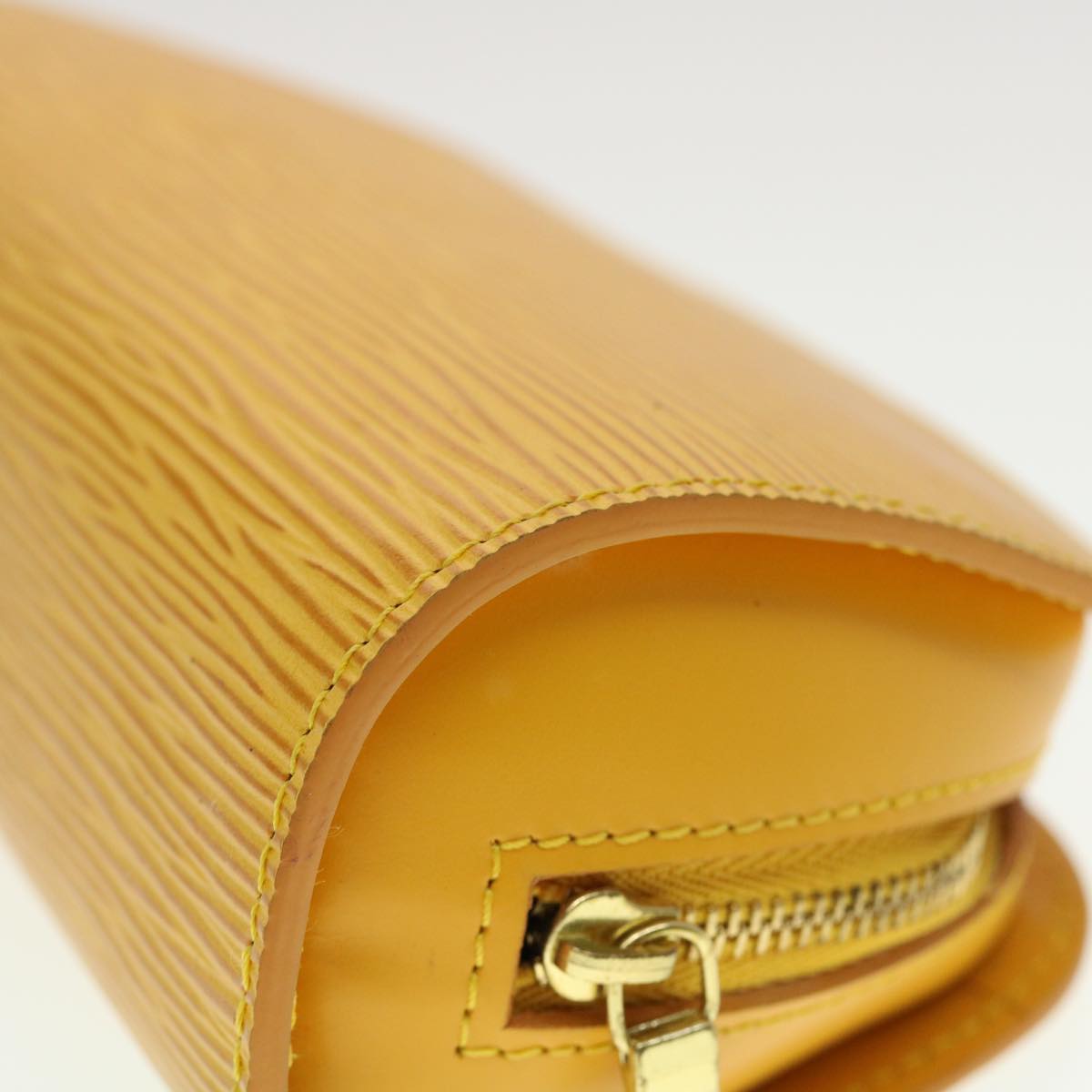 LOUIS VUITTON Epi Dauphine PM Pouch Yellow M48449 LV 44949
