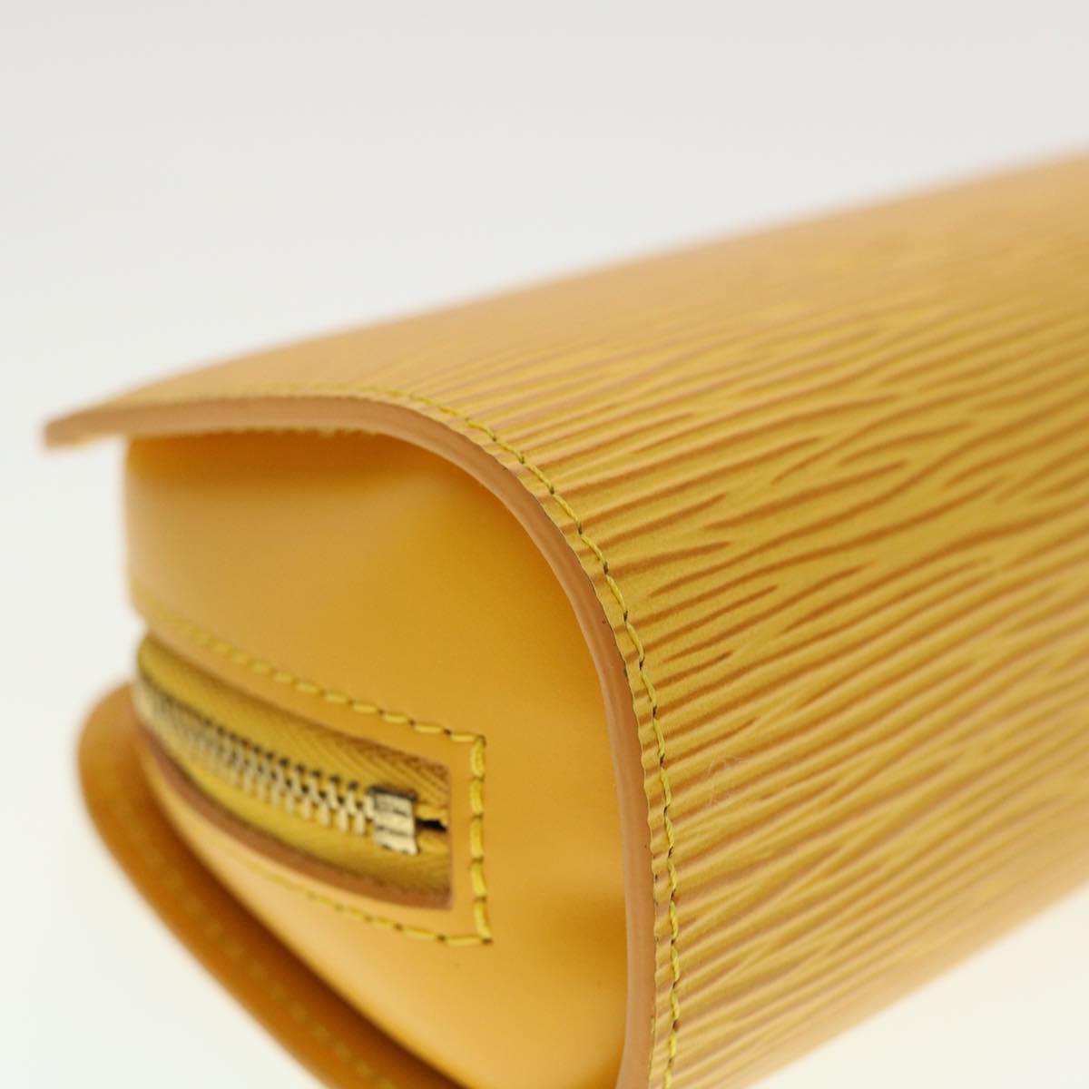 LOUIS VUITTON Epi Dauphine PM Pouch Yellow M48449 LV 44949
