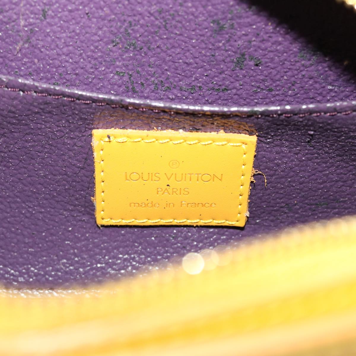 LOUIS VUITTON Epi Dauphine PM Pouch Yellow M48449 LV 44949