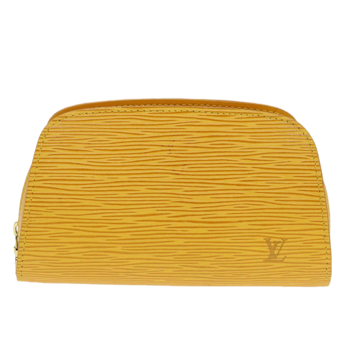LOUIS VUITTON Epi Dauphine PM Pouch Yellow M48449 LV 44949