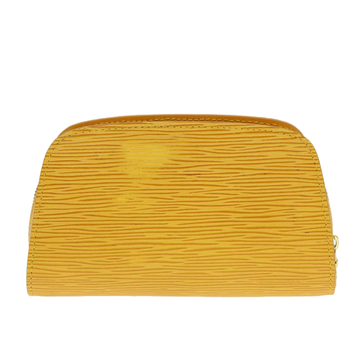 LOUIS VUITTON Epi Dauphine PM Pouch Yellow M48449 LV 44949