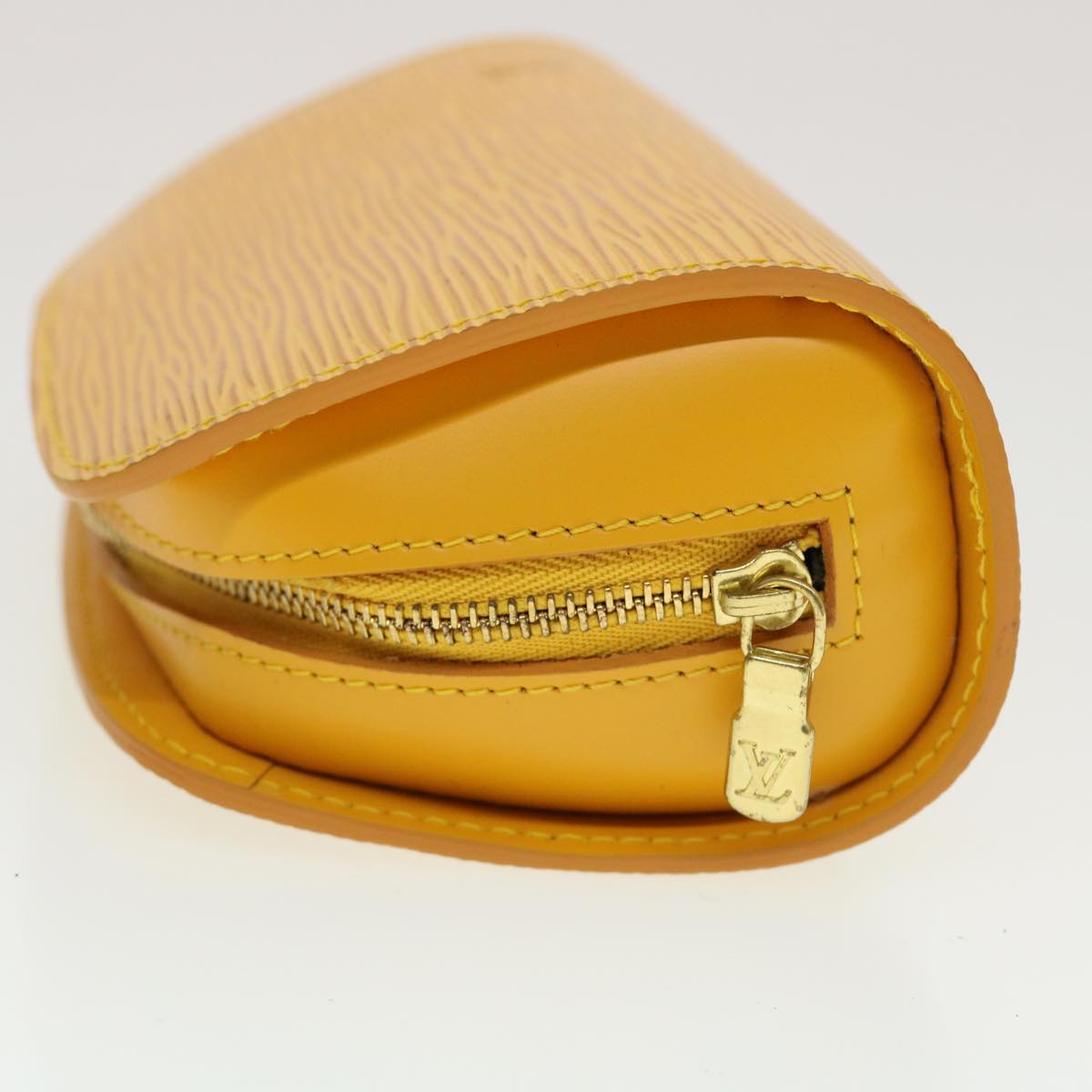 LOUIS VUITTON Epi Dauphine PM Pouch Yellow M48449 LV 44949