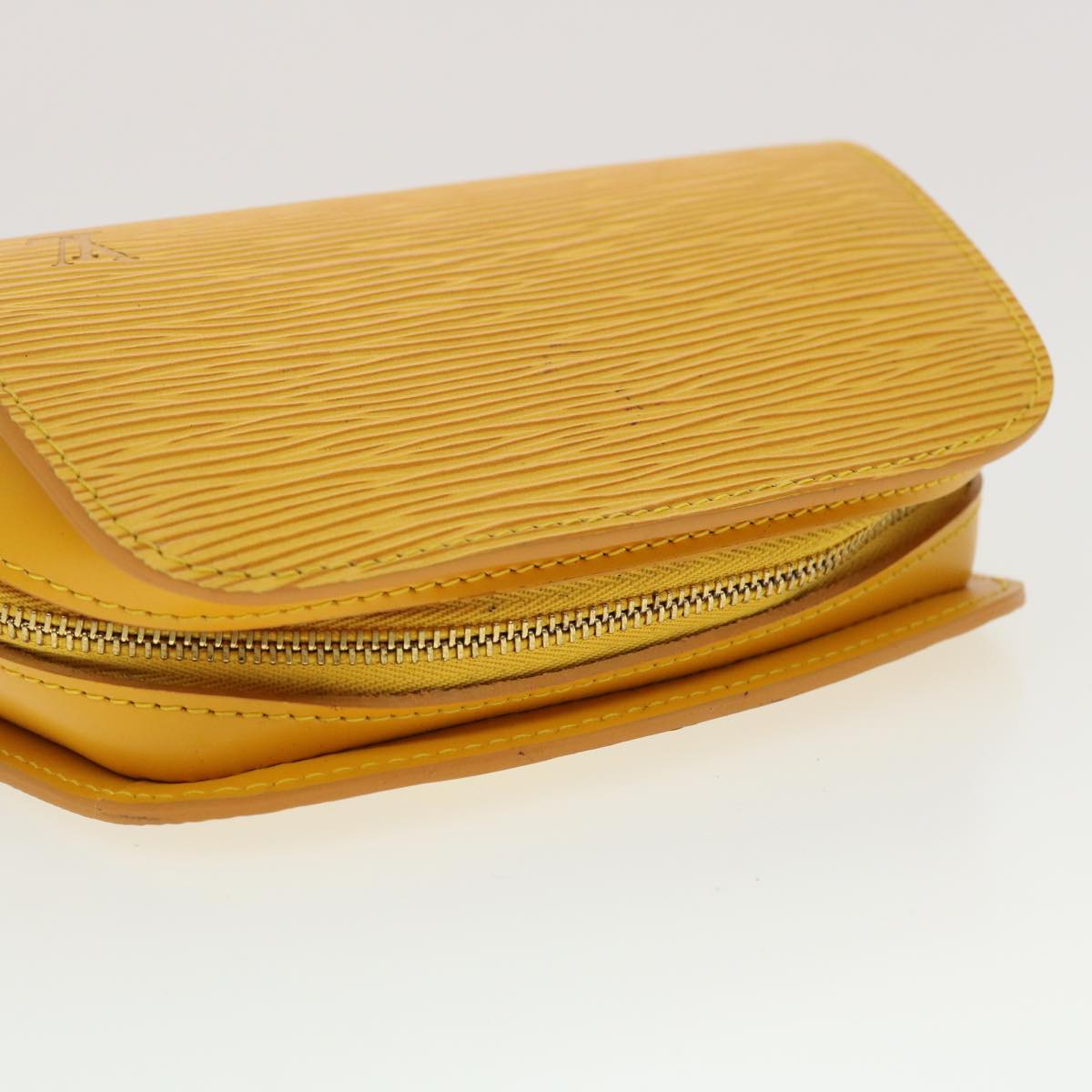 LOUIS VUITTON Epi Dauphine PM Pouch Yellow M48449 LV 44949