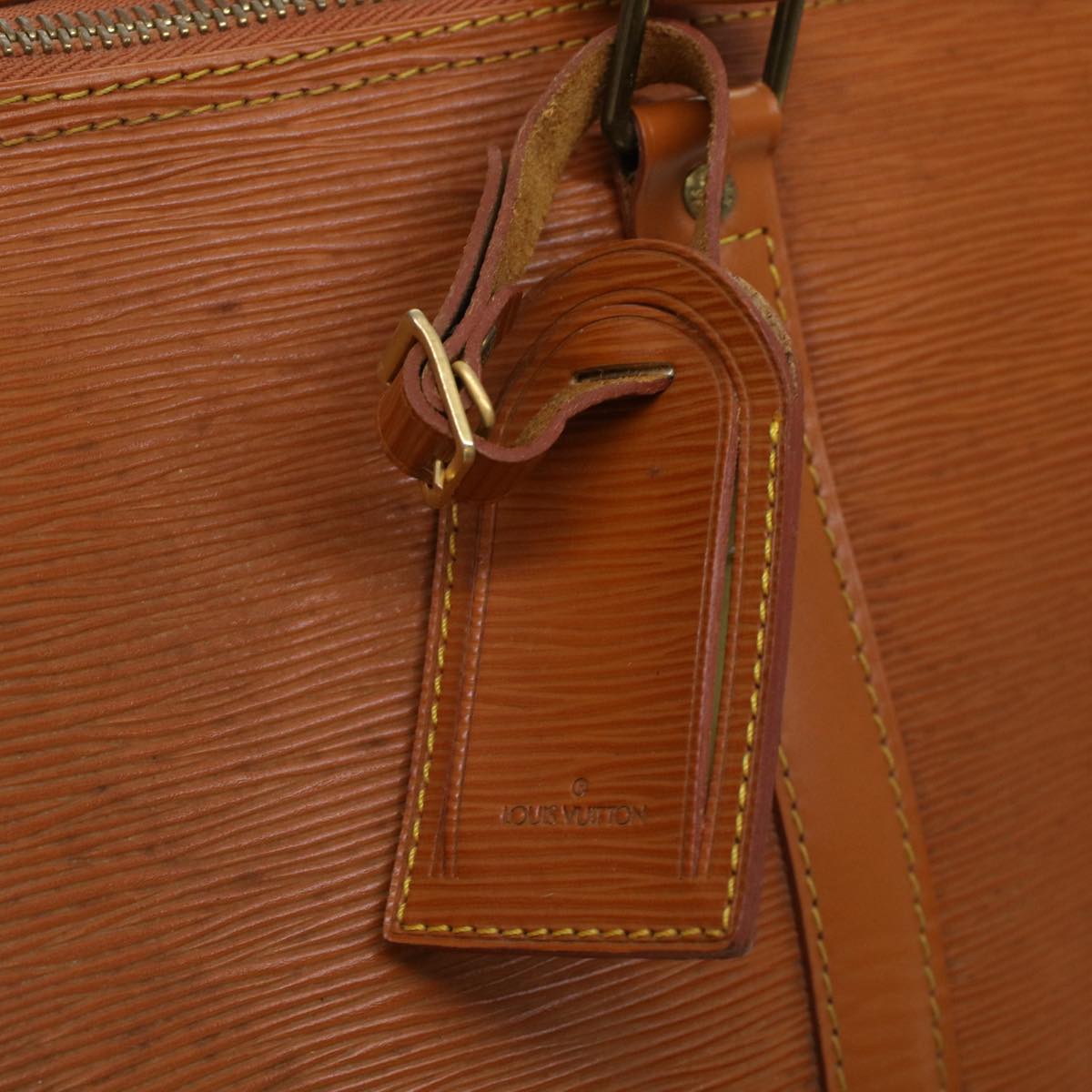 LOUIS VUITTON Epi Keepall 55 Boston Bag Brown M42958 LV 44950