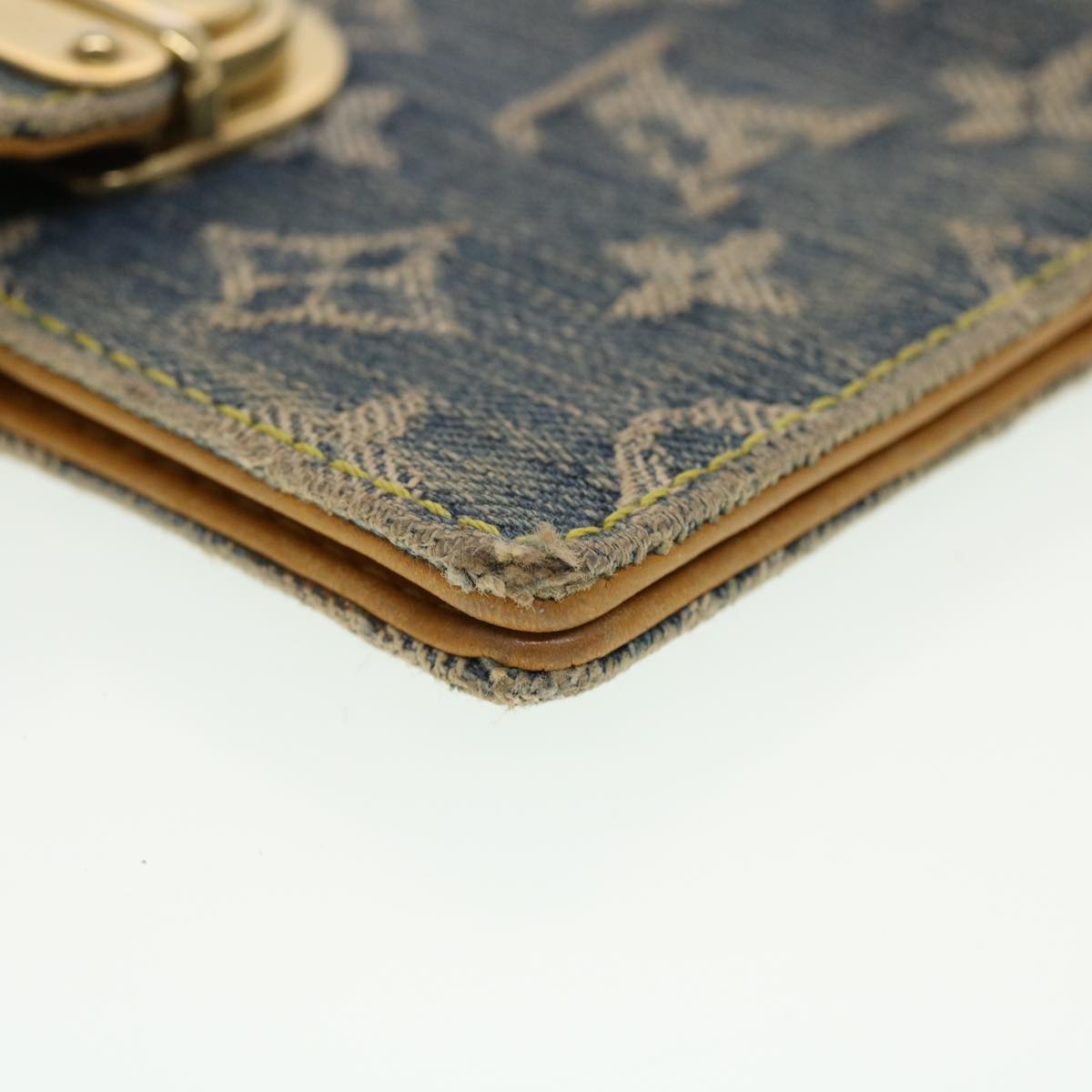 LOUIS VUITTON Monogram Denim Agenda PM Day Planner Cover R20010 LV 44961