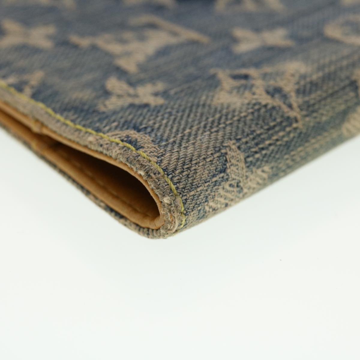 LOUIS VUITTON Monogram Denim Agenda PM Day Planner Cover R20010 LV 44961