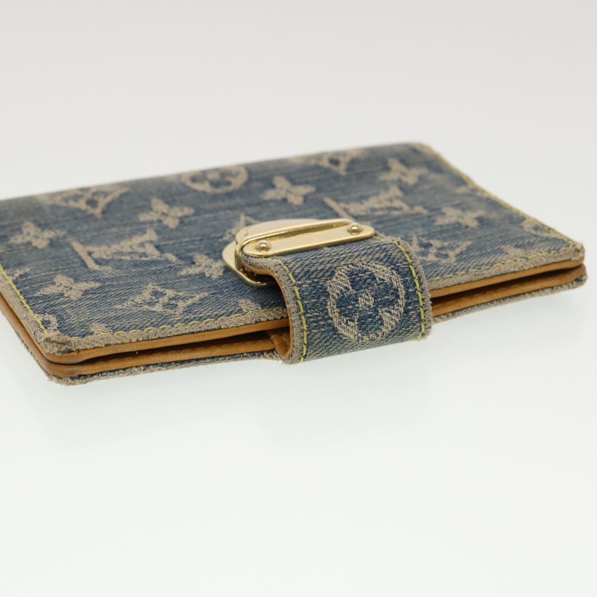 LOUIS VUITTON Monogram Denim Agenda PM Day Planner Cover R20010 LV 44961
