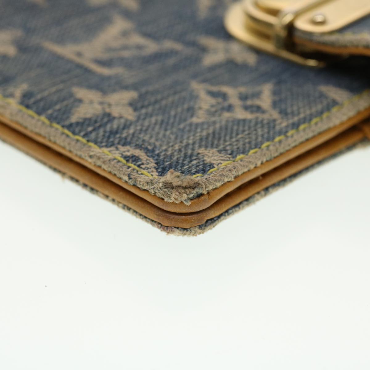 LOUIS VUITTON Monogram Denim Agenda PM Day Planner Cover R20010 LV 44961