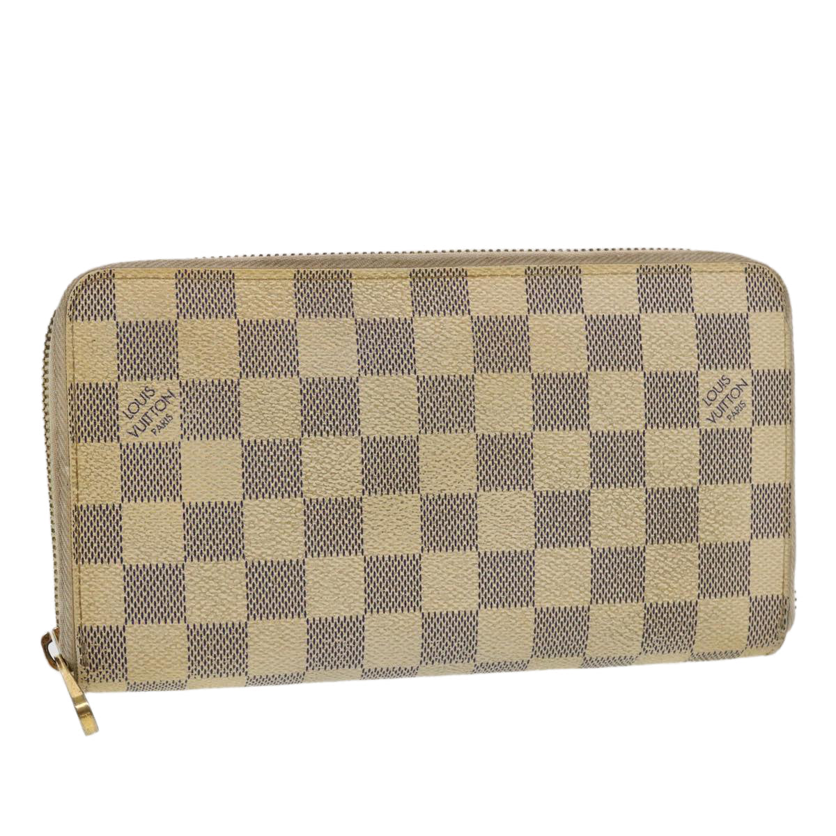 LOUIS VUITTON Damier Azur Zippy Organizer Long Wallet N60012 LV 44962