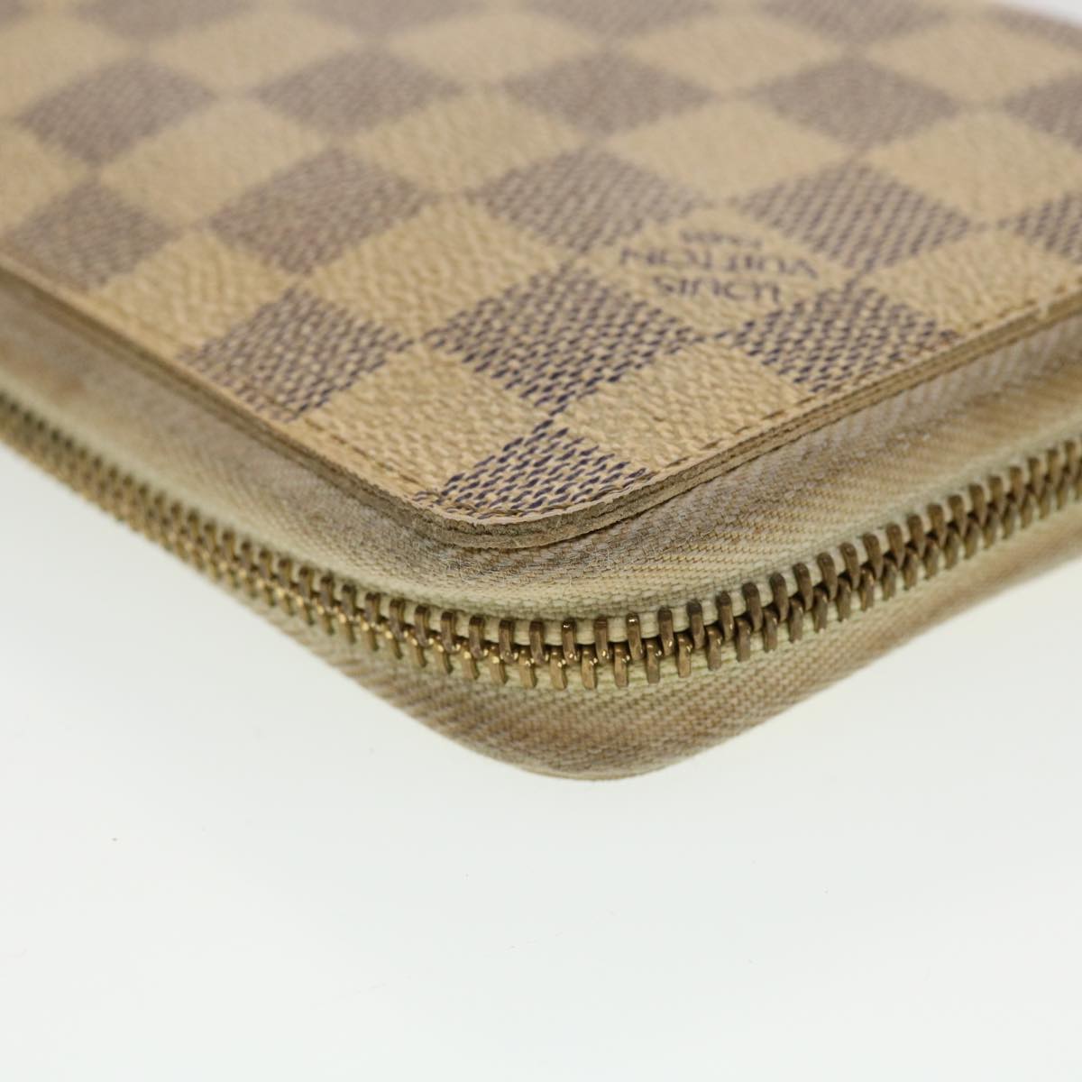 LOUIS VUITTON Damier Azur Zippy Organizer Long Wallet N60012 LV 44962