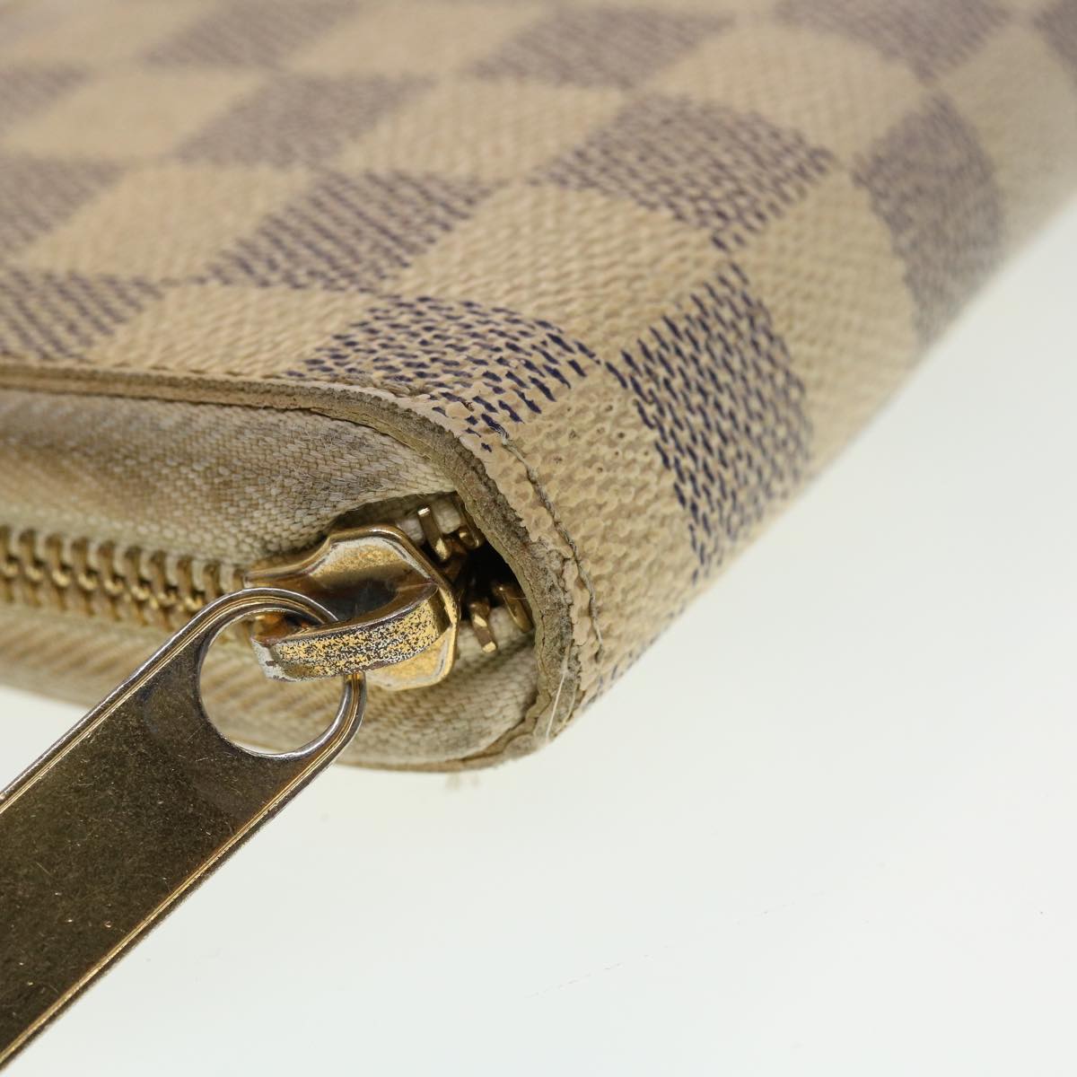 LOUIS VUITTON Damier Azur Zippy Organizer Long Wallet N60012 LV 44962