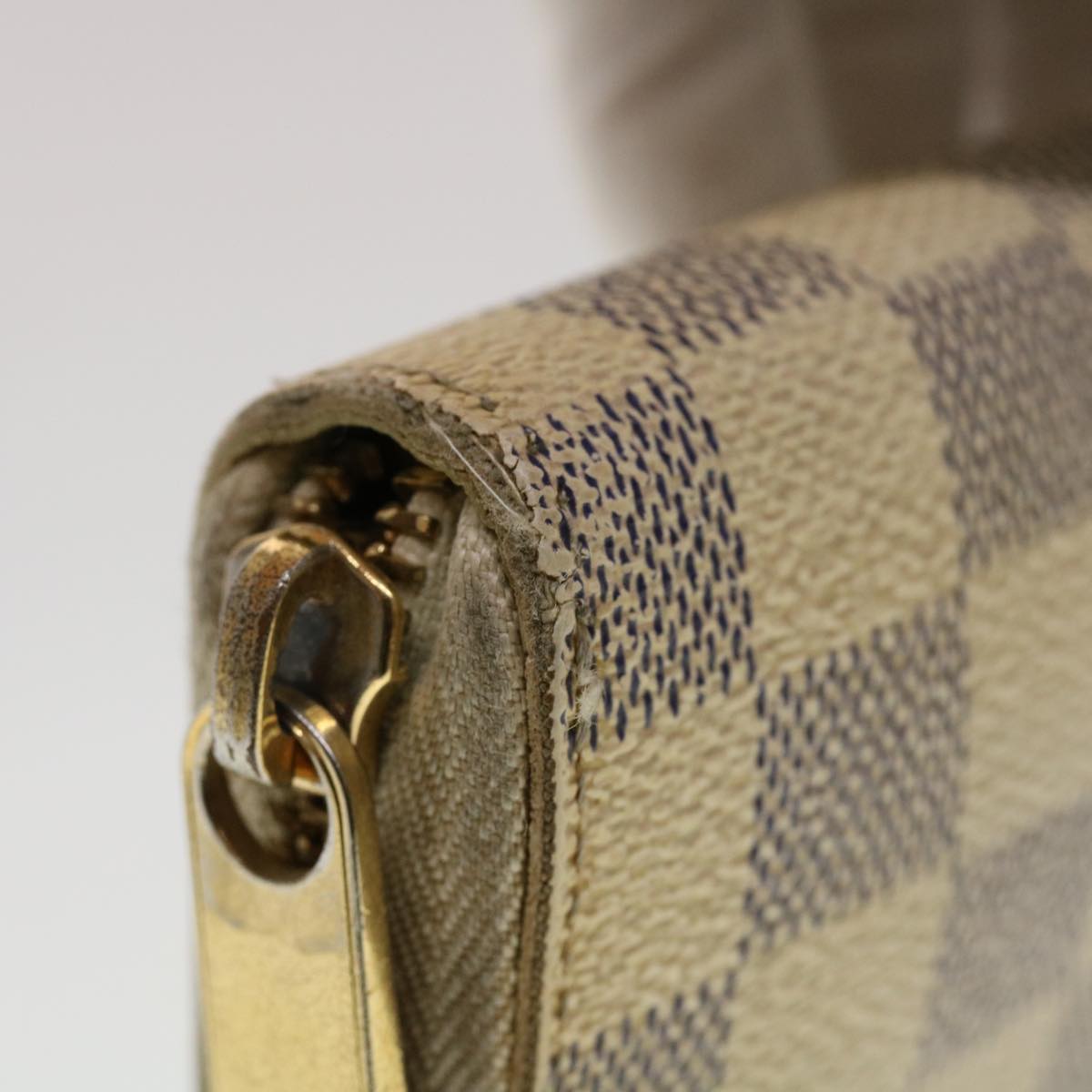 LOUIS VUITTON Damier Azur Zippy Organizer Long Wallet N60012 LV 44962