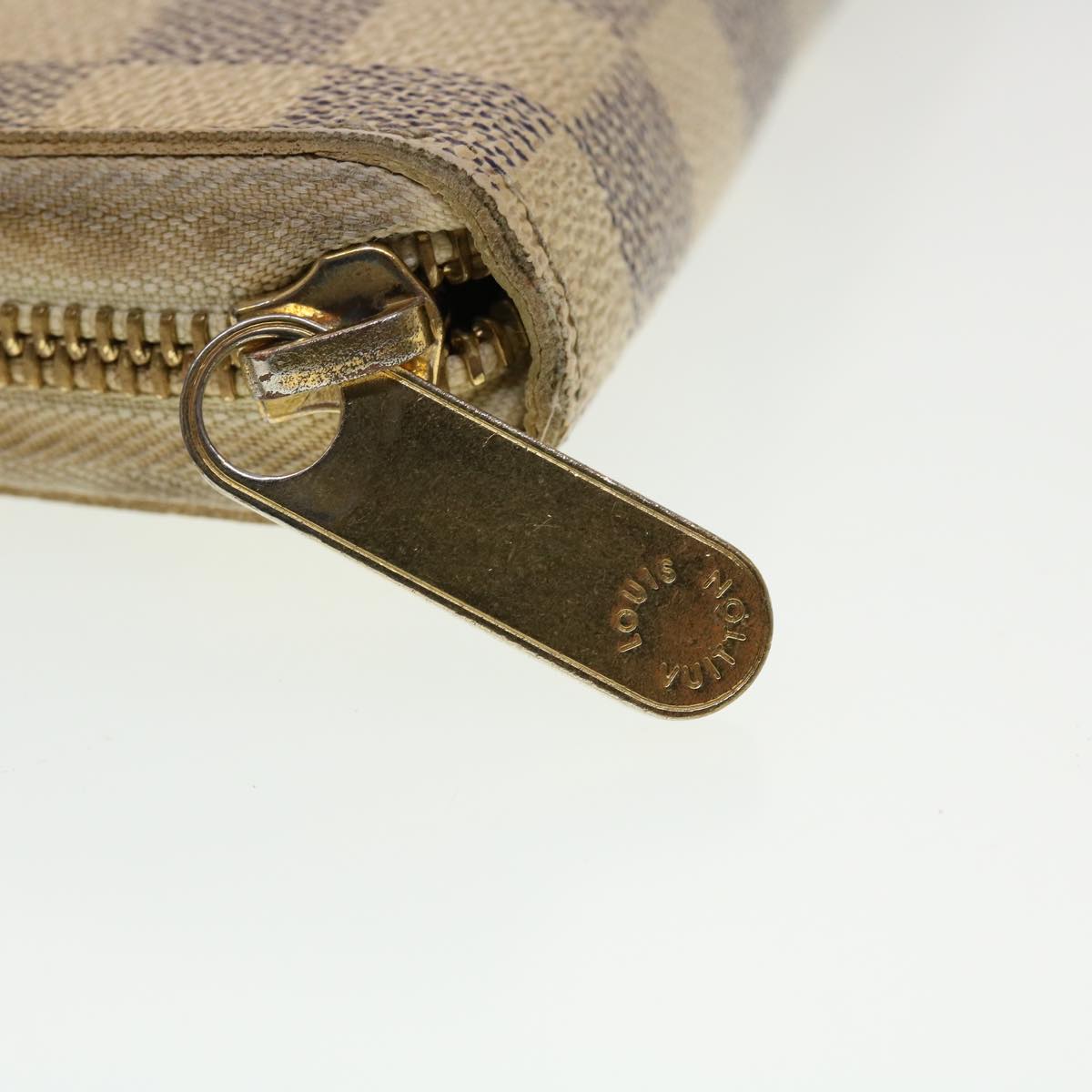 LOUIS VUITTON Damier Azur Zippy Organizer Long Wallet N60012 LV 44962