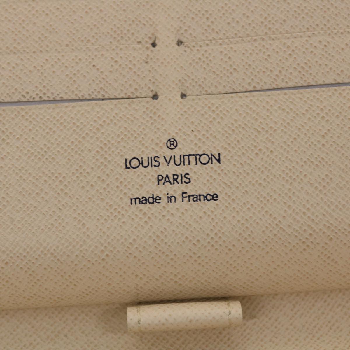 LOUIS VUITTON Damier Azur Zippy Organizer Long Wallet N60012 LV 44962