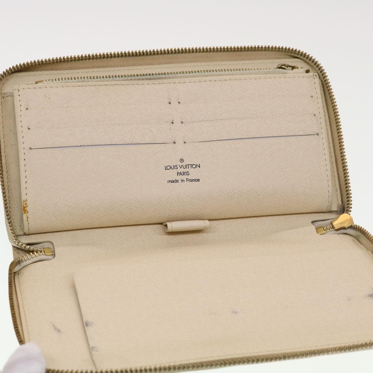LOUIS VUITTON Damier Azur Zippy Organizer Long Wallet N60012 LV 44962
