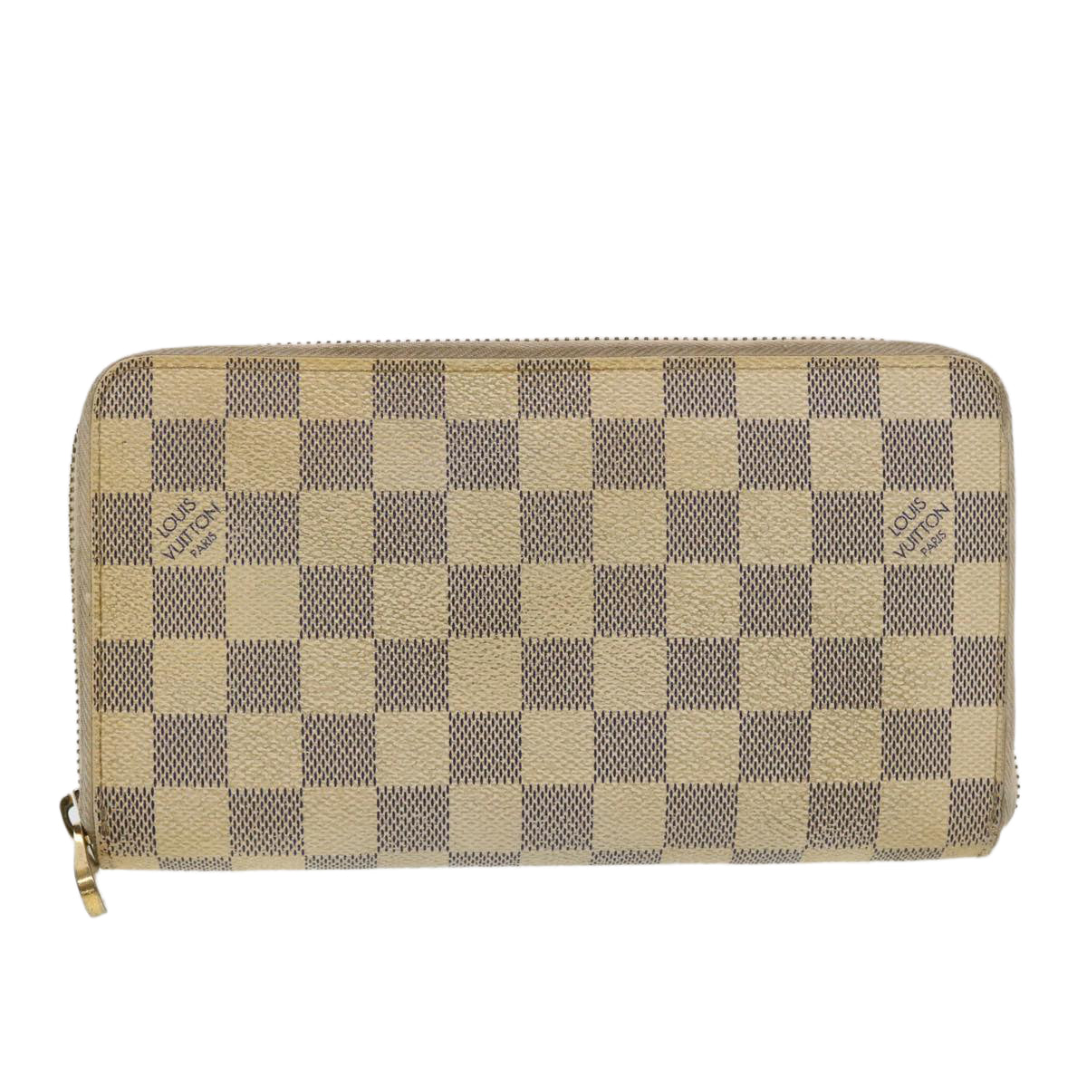 LOUIS VUITTON Damier Azur Zippy Organizer Long Wallet N60012 LV 44962