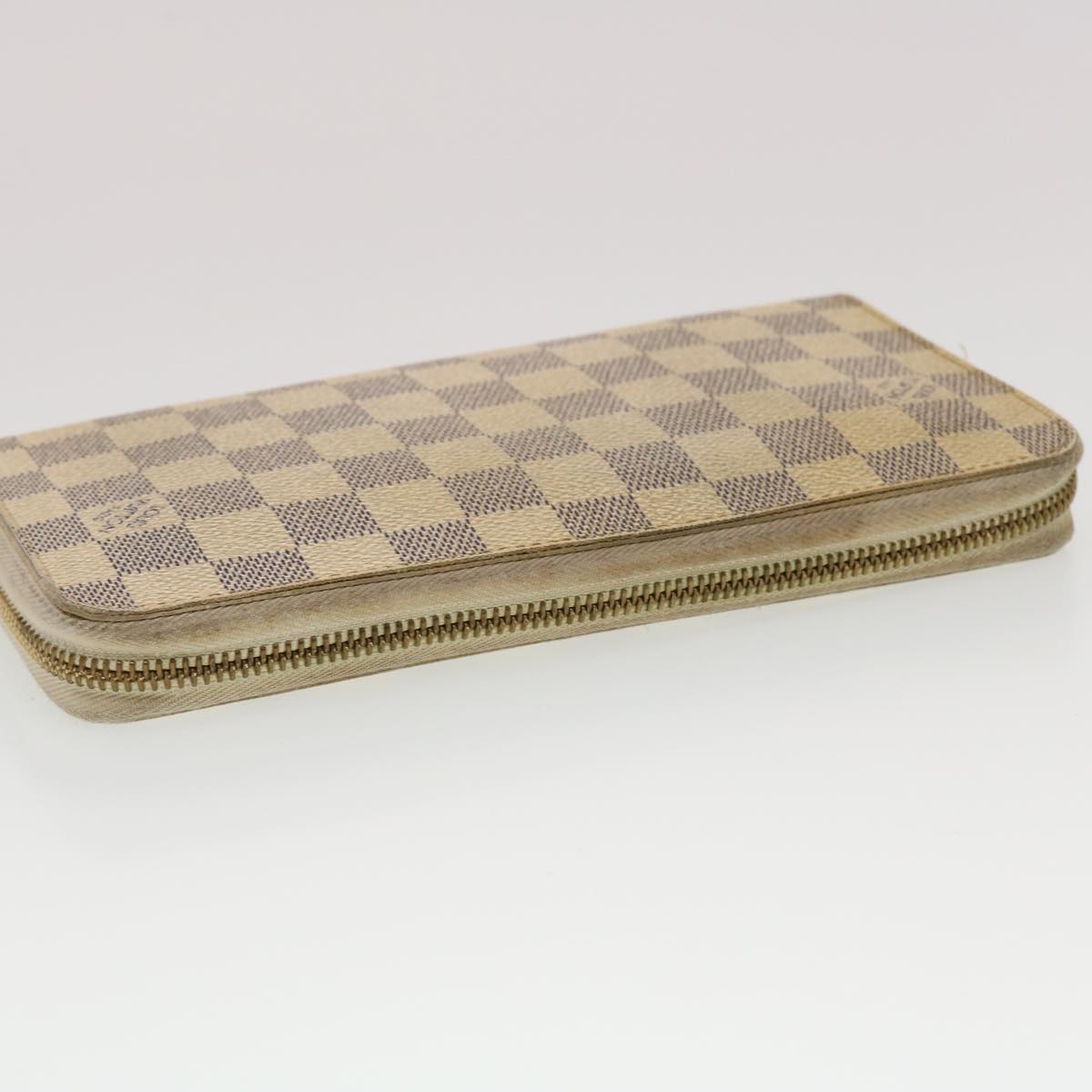 LOUIS VUITTON Damier Azur Zippy Organizer Long Wallet N60012 LV 44962