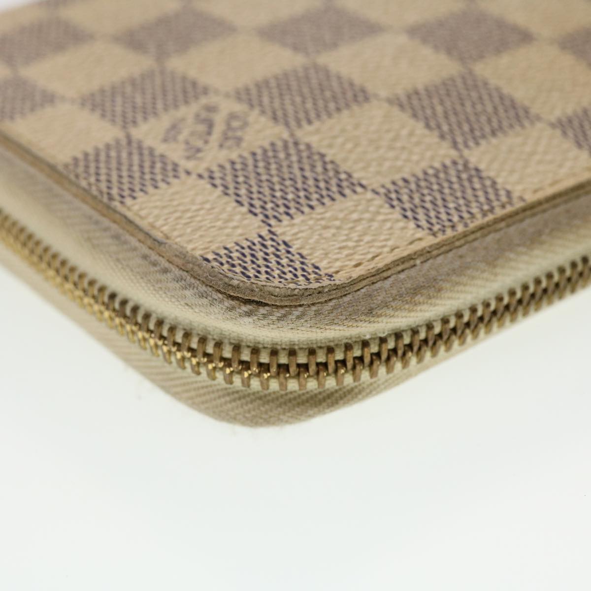 LOUIS VUITTON Damier Azur Zippy Organizer Long Wallet N60012 LV 44962