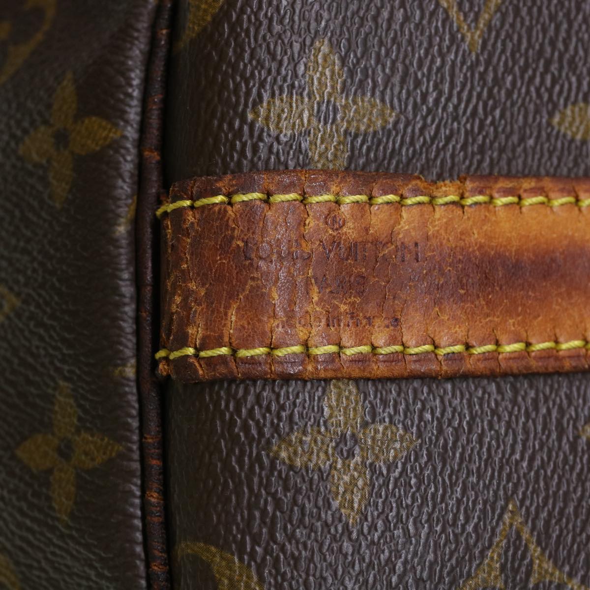 LOUIS VUITTON Monogram Keepall Bandouliere 60 Boston Bag M41412 LV 44999