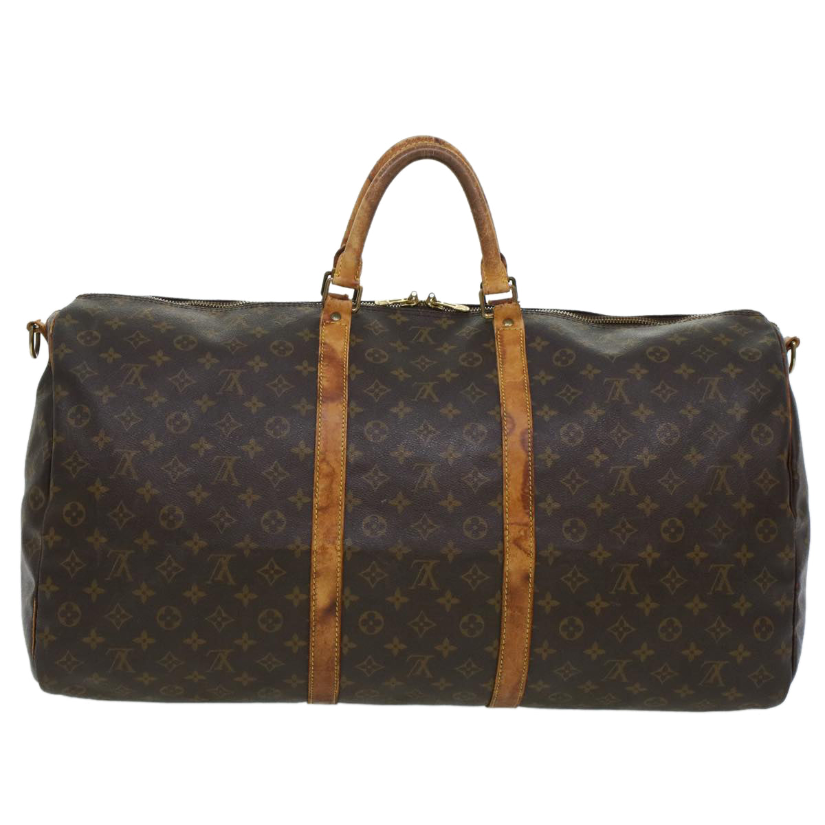 LOUIS VUITTON Monogram Keepall Bandouliere 60 Boston Bag M41412 LV 44999
