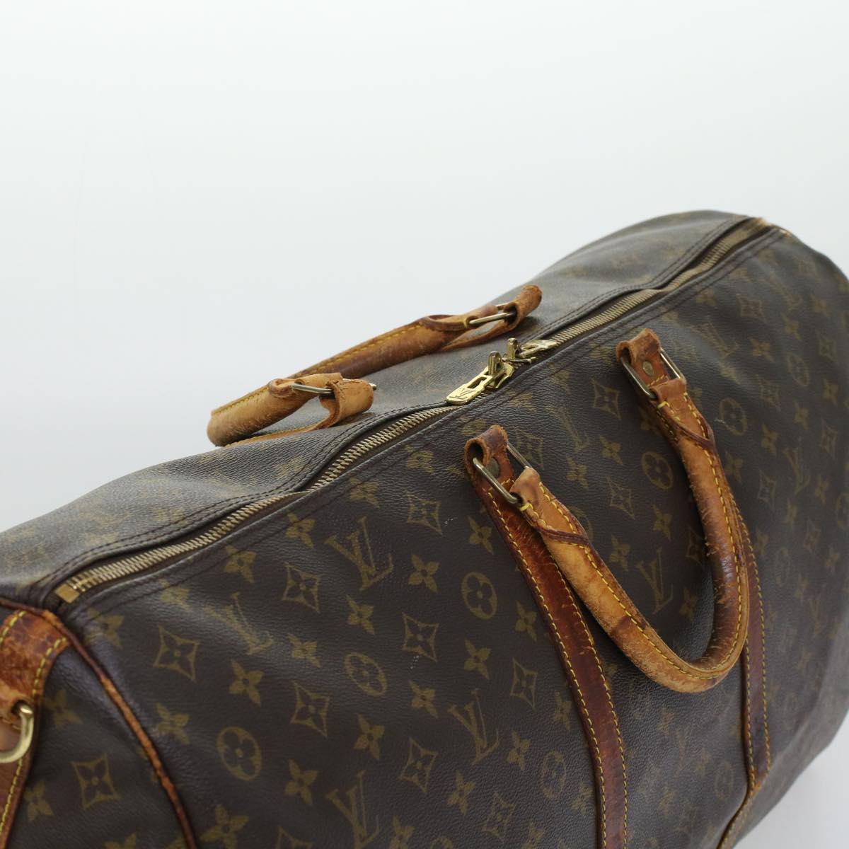 LOUIS VUITTON Monogram Keepall Bandouliere 60 Boston Bag M41412 LV 44999