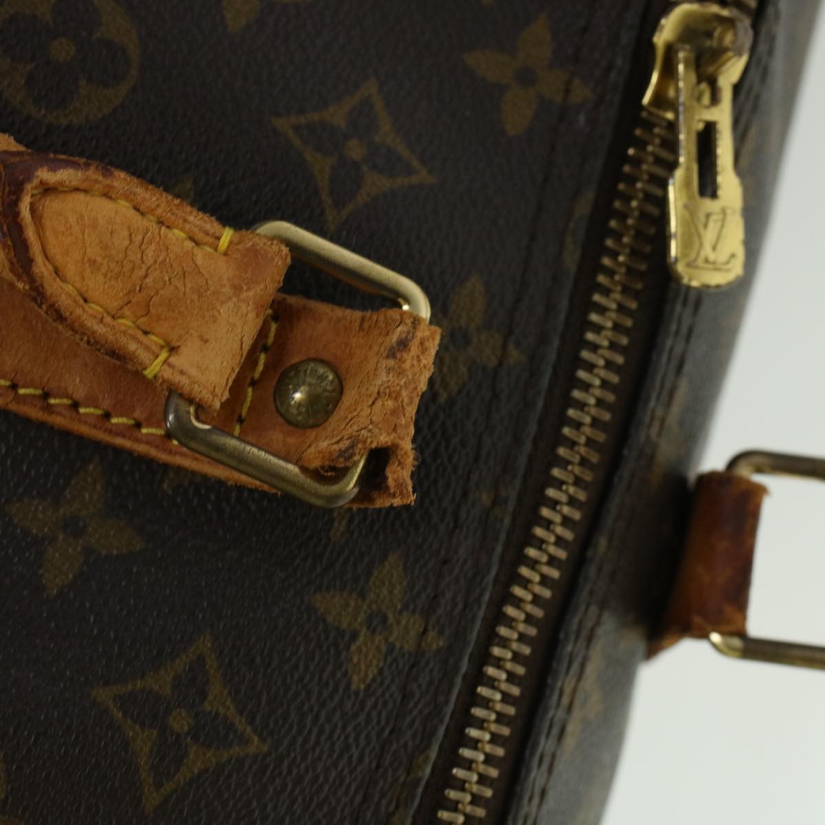 LOUIS VUITTON Monogram Keepall Bandouliere 60 Boston Bag M41412 LV 44999