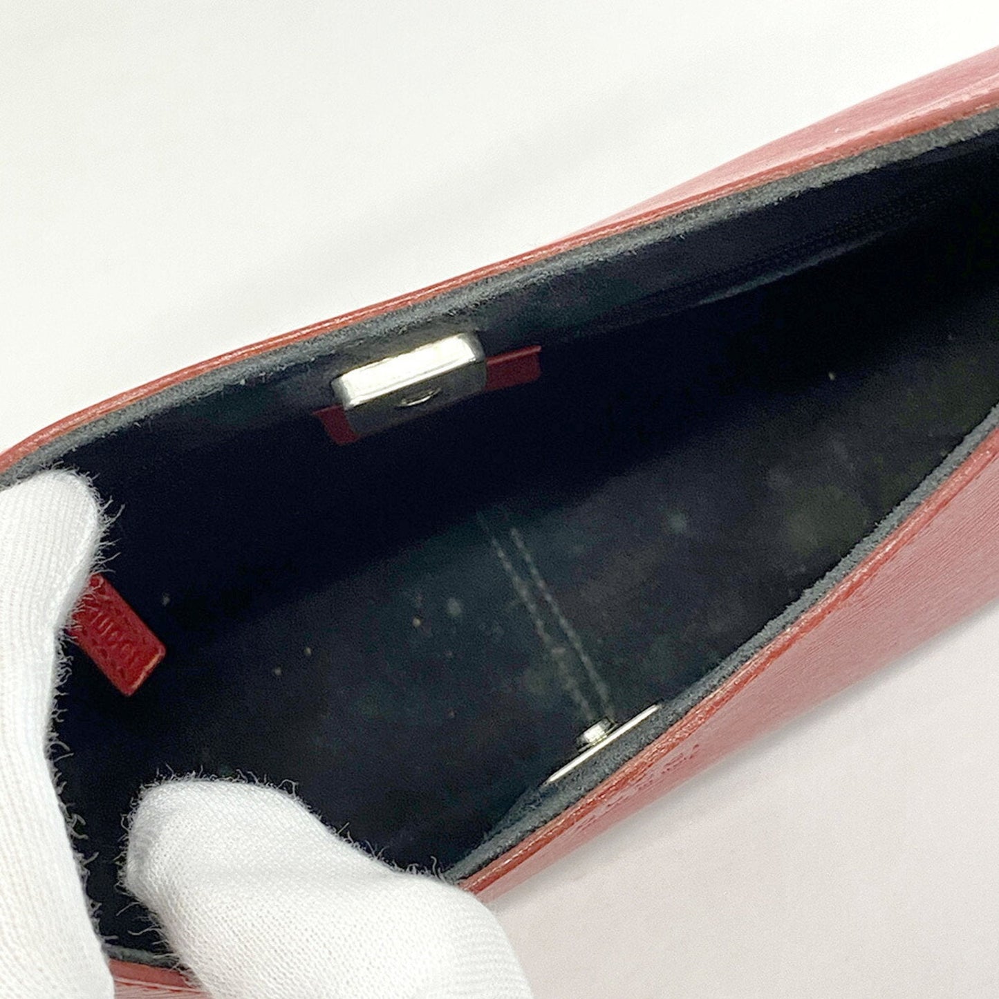 Gucci Bamboo  Leather Handbag ()
