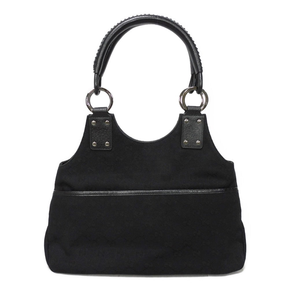 Gucci Canvas Leather Top Handle Bag