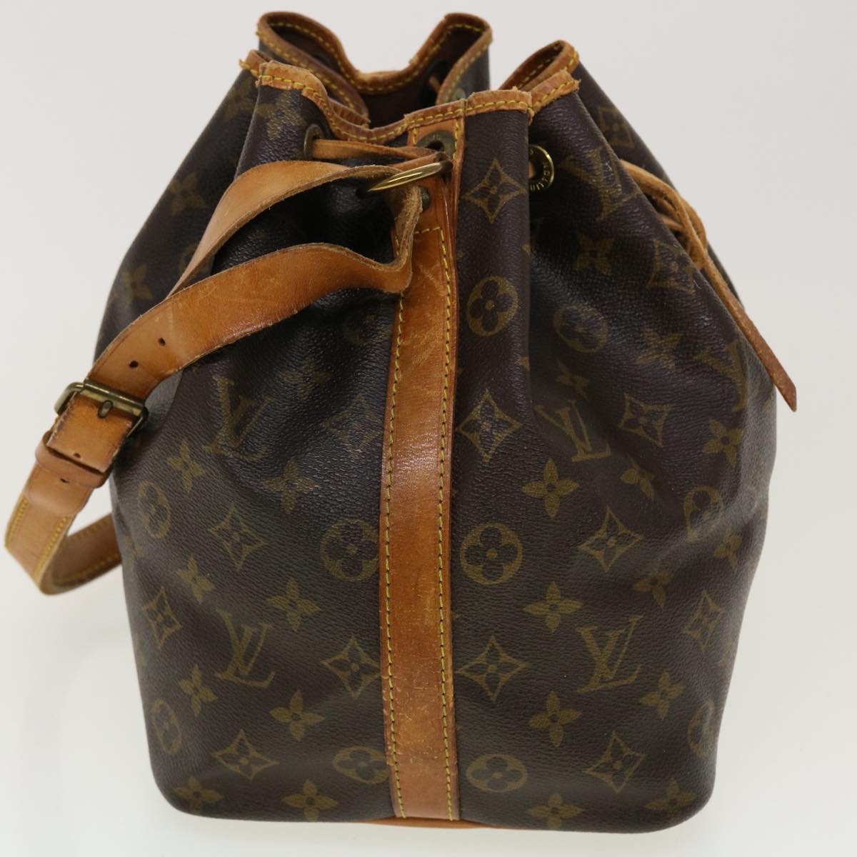 LOUIS VUITTON Monogram Petit Noe Shoulder Bag M42226 LV 45002