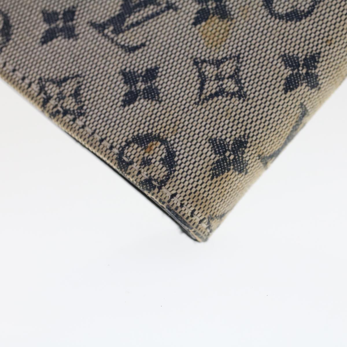 LOUIS VUITTON Monogram Mini Agenda PM Day Planner Cover Blue R20910 45003