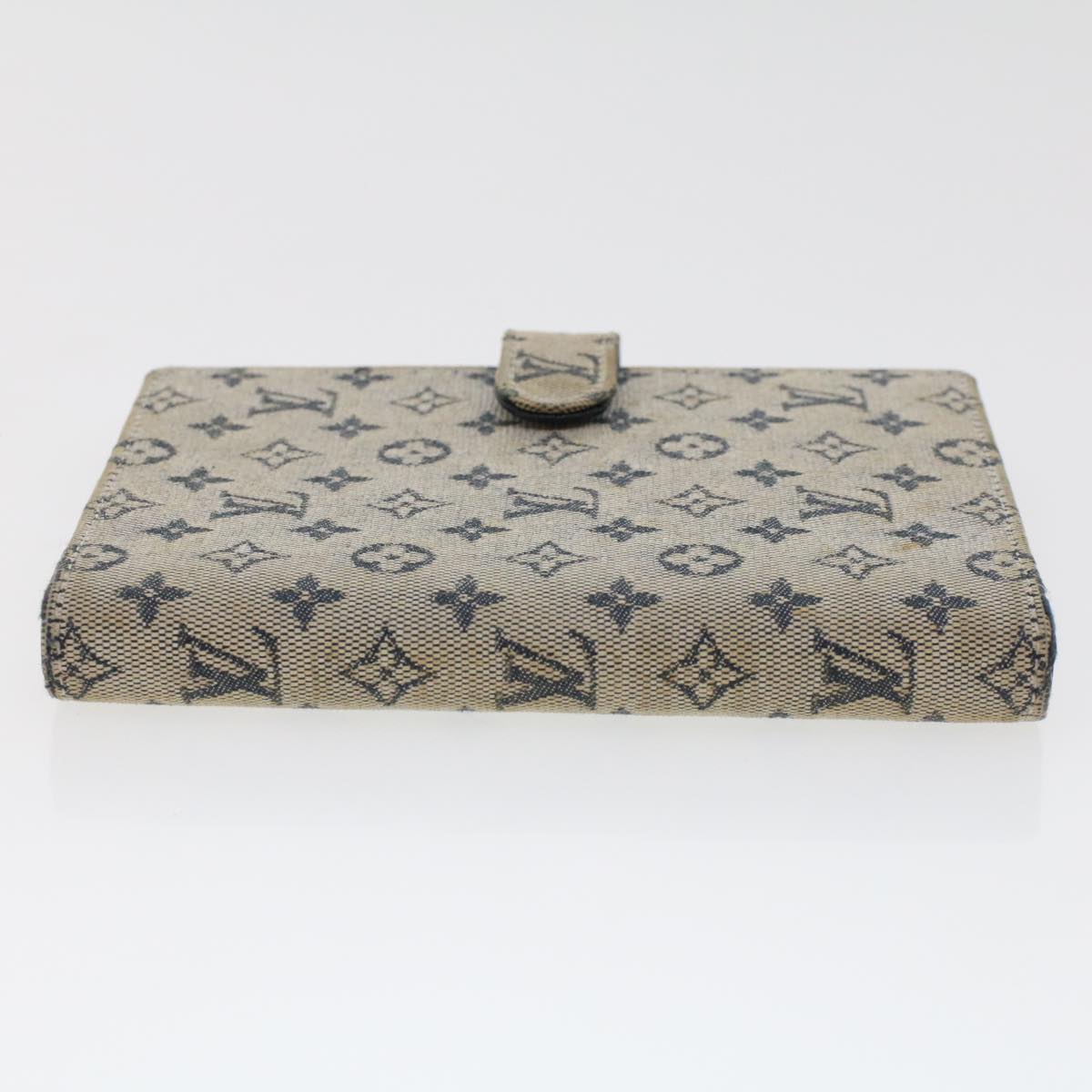 LOUIS VUITTON Monogram Mini Agenda PM Day Planner Cover Blue R20910 45003