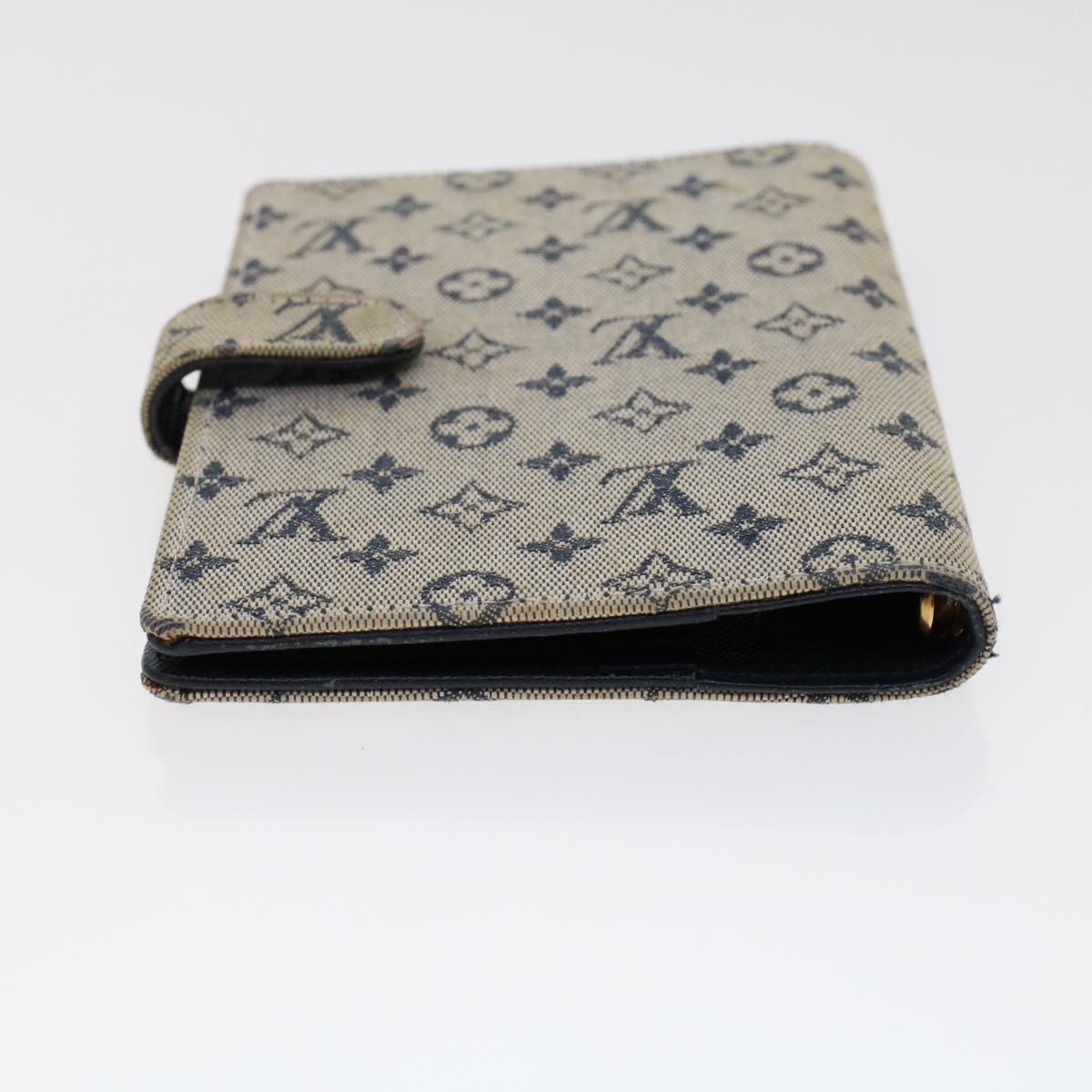 LOUIS VUITTON Monogram Mini Agenda PM Day Planner Cover Blue R20910 45003
