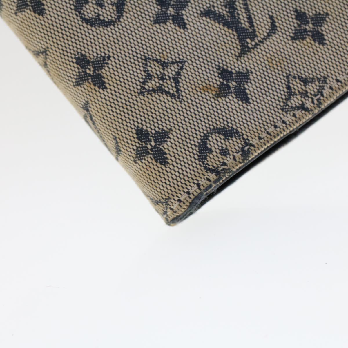 LOUIS VUITTON Monogram Mini Agenda PM Day Planner Cover Blue R20910 45003