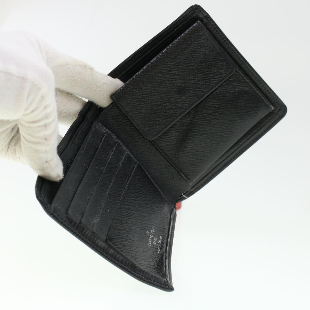 LOUIS VUITTON Epi Wallet 4Set Red Black Blue LV 45006