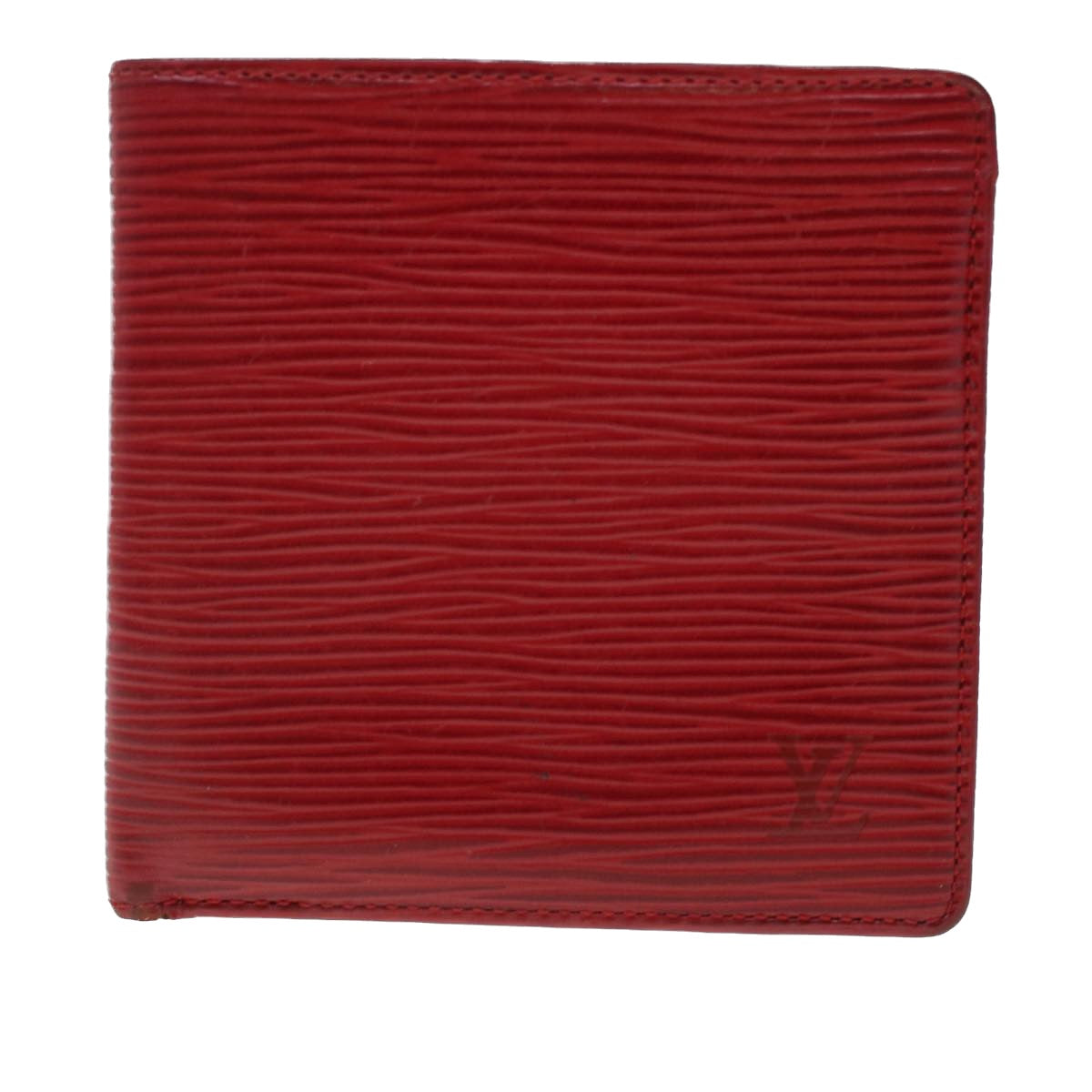 LOUIS VUITTON Epi Wallet 4Set Red Black Blue LV 45006