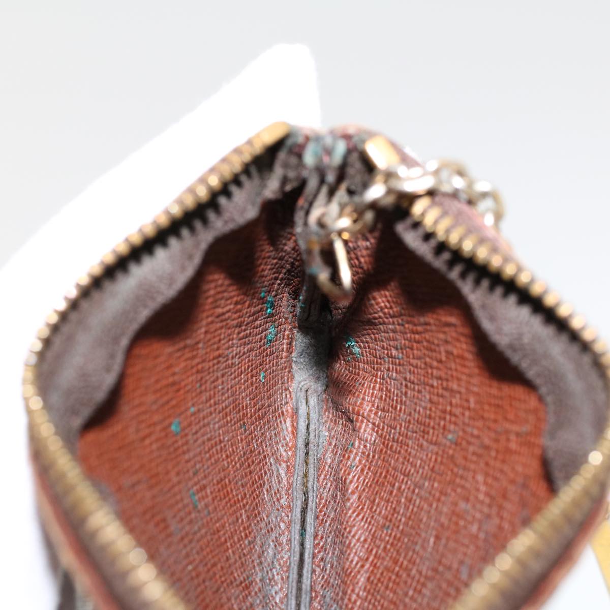 LOUIS VUITTON Monogram Pochette Cles Coin Purse M62650 LV 45008