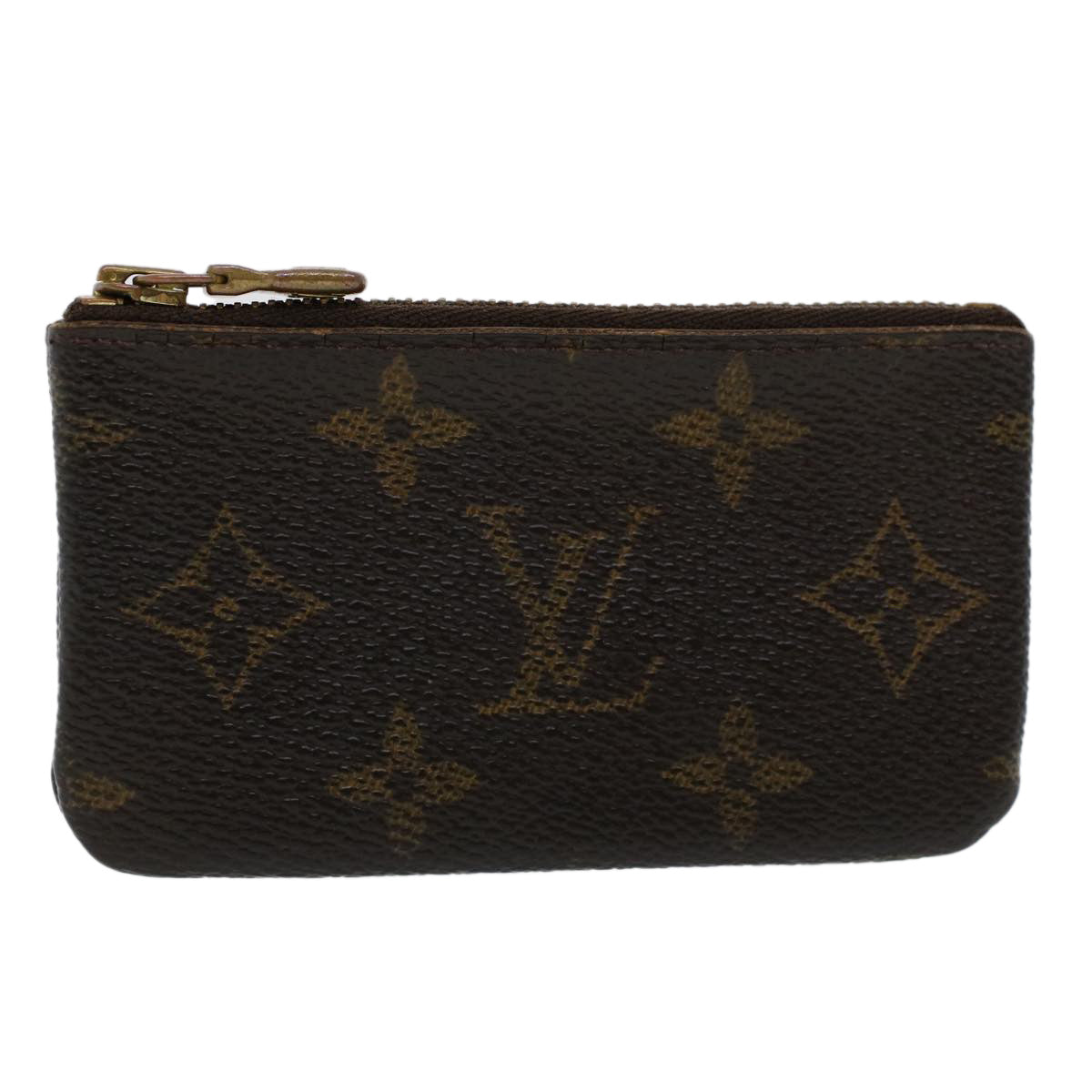 LOUIS VUITTON Monogram Pochette Cles Coin Purse M62650 LV 45008