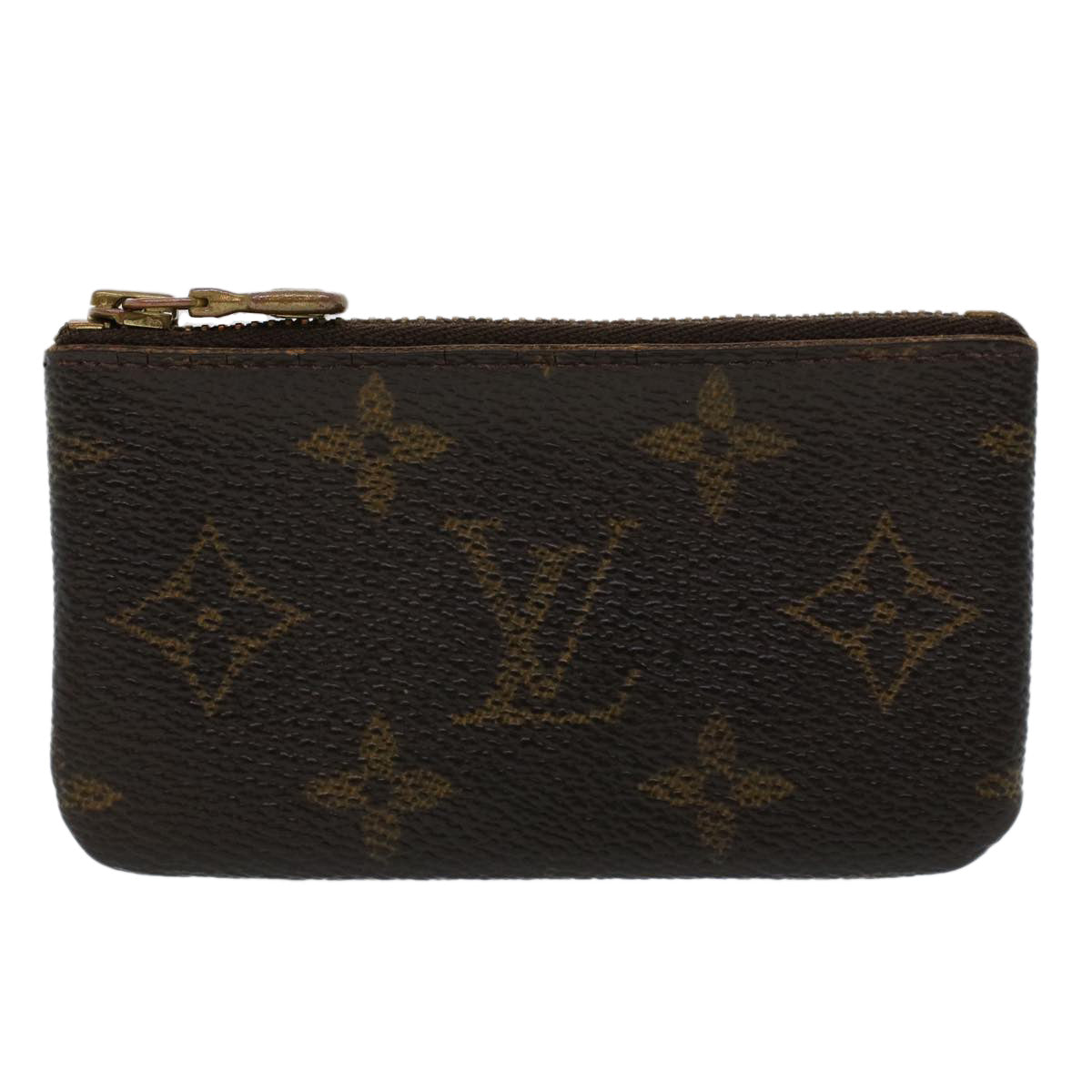 LOUIS VUITTON Monogram Pochette Cles Coin Purse M62650 LV 45008
