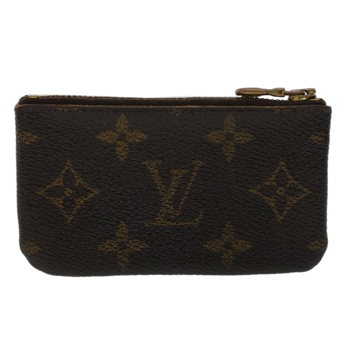 LOUIS VUITTON Monogram Pochette Cles Coin Purse M62650 LV 45008