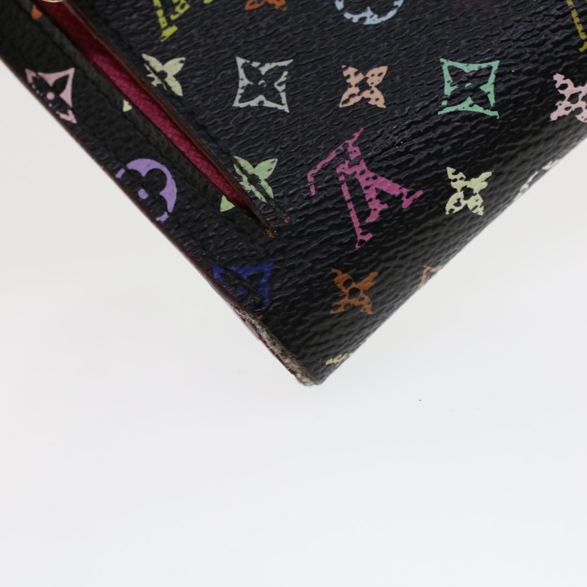 LOUIS VUITTON Multicolor Portefeuille Koala Wallet Black M58015 LV 45017