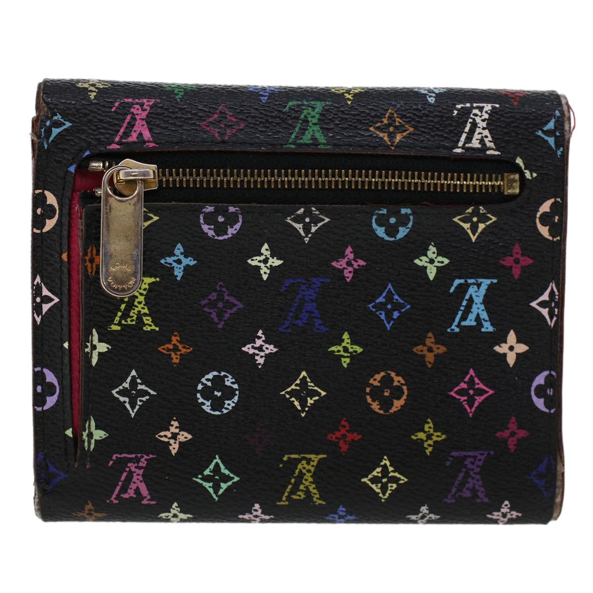 LOUIS VUITTON Multicolor Portefeuille Koala Wallet Black M58015 LV 45017