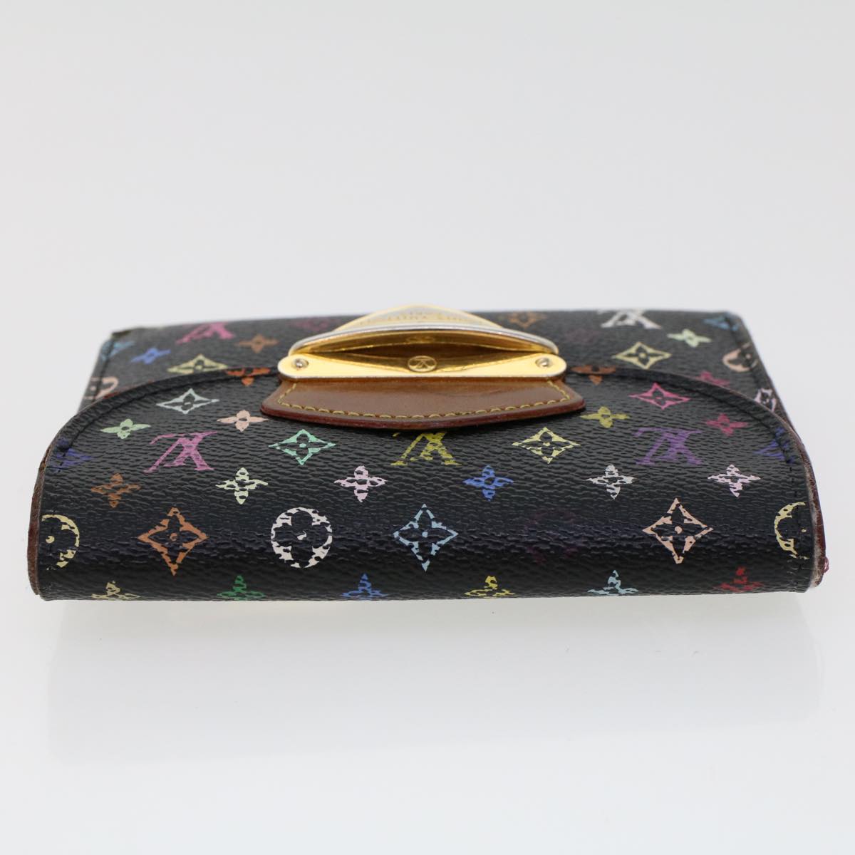 LOUIS VUITTON Multicolor Portefeuille Koala Wallet Black M58015 LV 45017