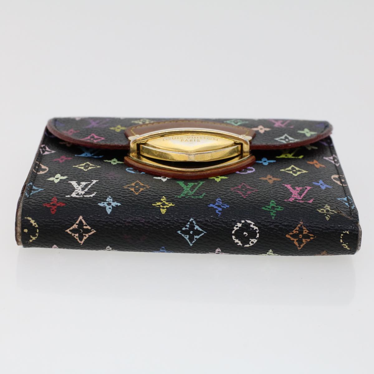 LOUIS VUITTON Multicolor Portefeuille Koala Wallet Black M58015 LV 45017