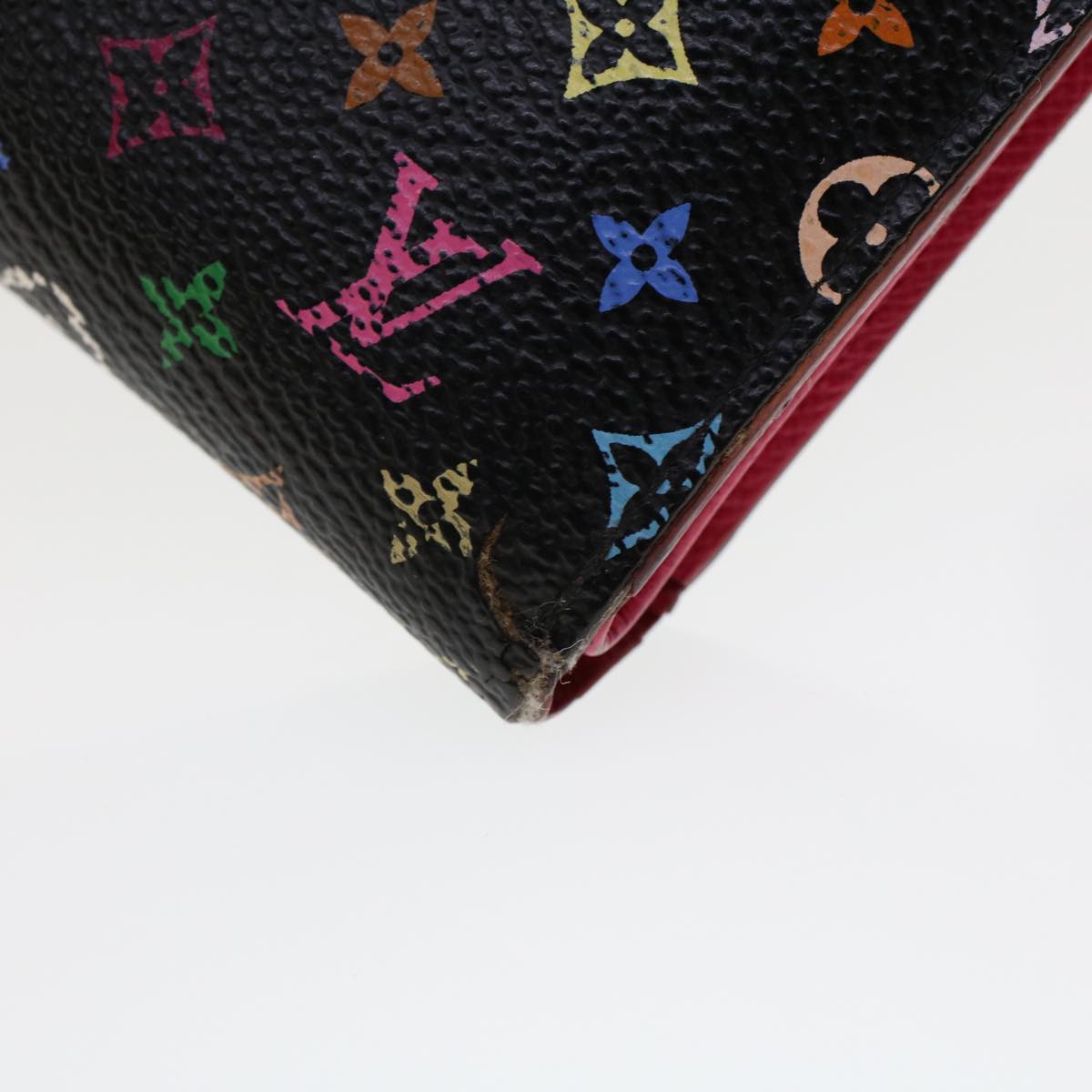 LOUIS VUITTON Multicolor Portefeuille Koala Wallet Black M58015 LV 45017